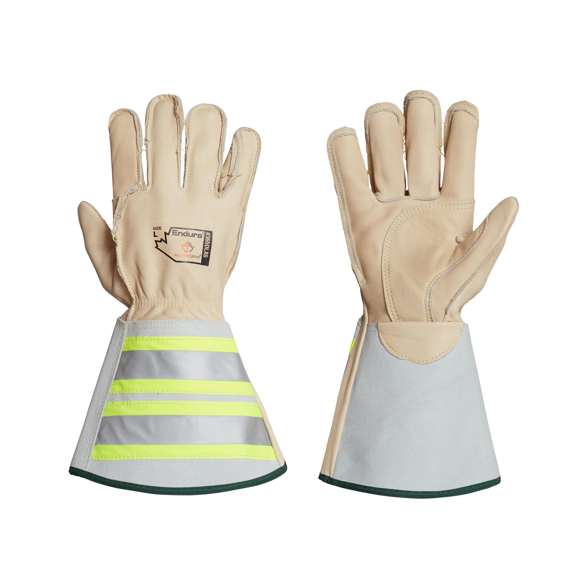 Superior 365DLX6 Horsehide Leather Deluxe Lineman Glove with 6 Superior 365DLX6 Horsehide Leather Deluxe Lineman Glove with 6